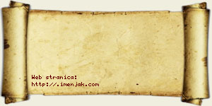 Jana Radmanović vizit kartica